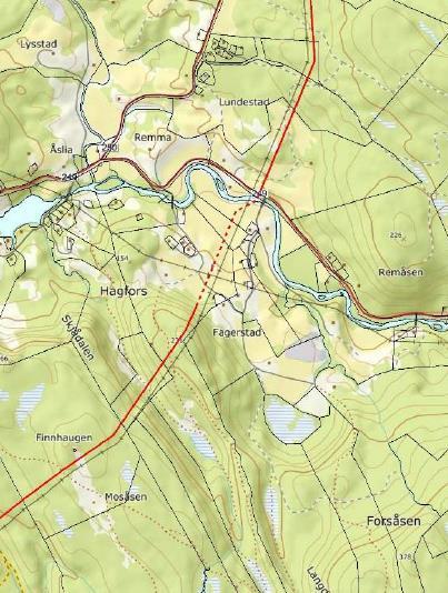 Ved Kjærstad peker Eolus på at hensynet til et bolighus nordsiden av eksisterende ledning tilsier at det er best å legge ledningen på sørsiden, der avstanden er større til bebyggelsen.