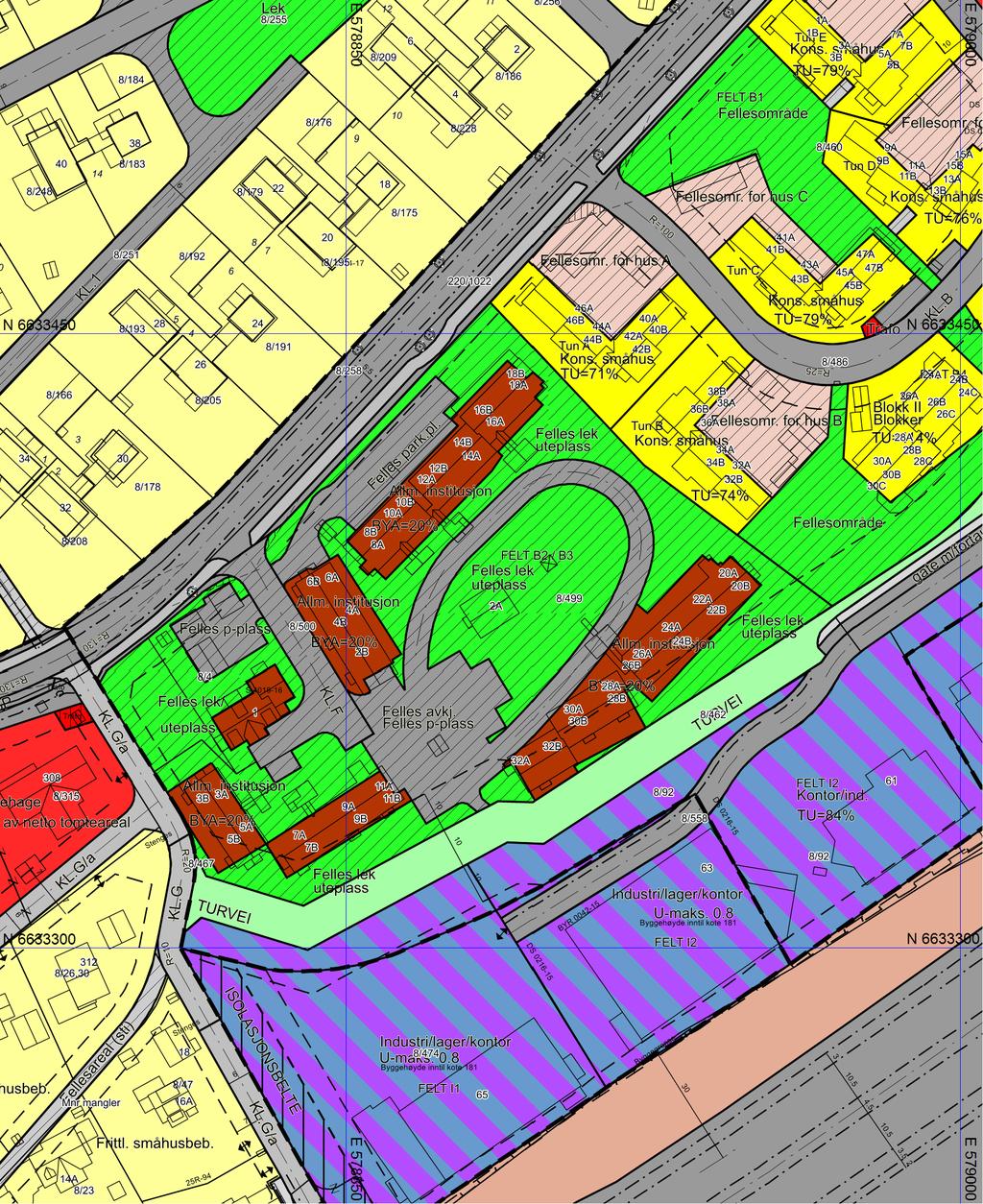 Reguleringsplankart Asker kommune Eiendom: Adresse: Dato: Målestokk: 8/499 Ånnerudhagen 10A 20.03.