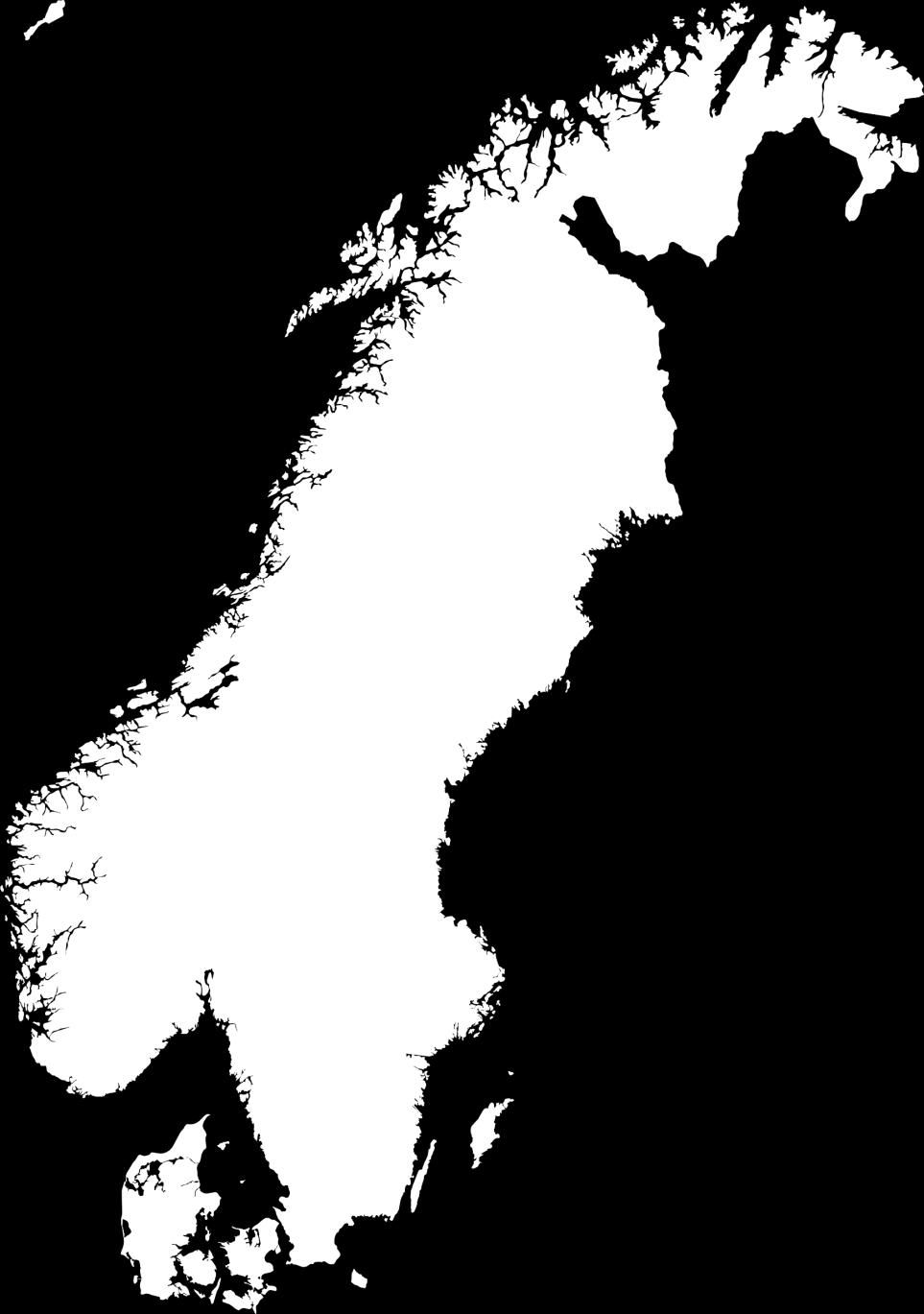 21 Kontorer i Sverige GK ble etablert i 1964 3500