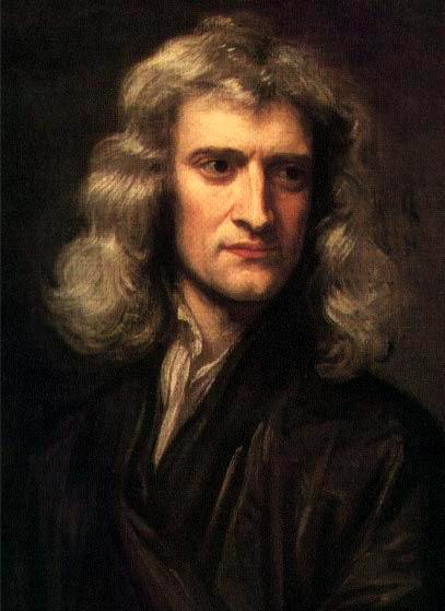 Isaac Newton (1642-1727) 55 Newtons gravitasjonslov Keplers 3 lover kan alle utledes fra Newtons gravitasjonslov: F = G m 1 m 2