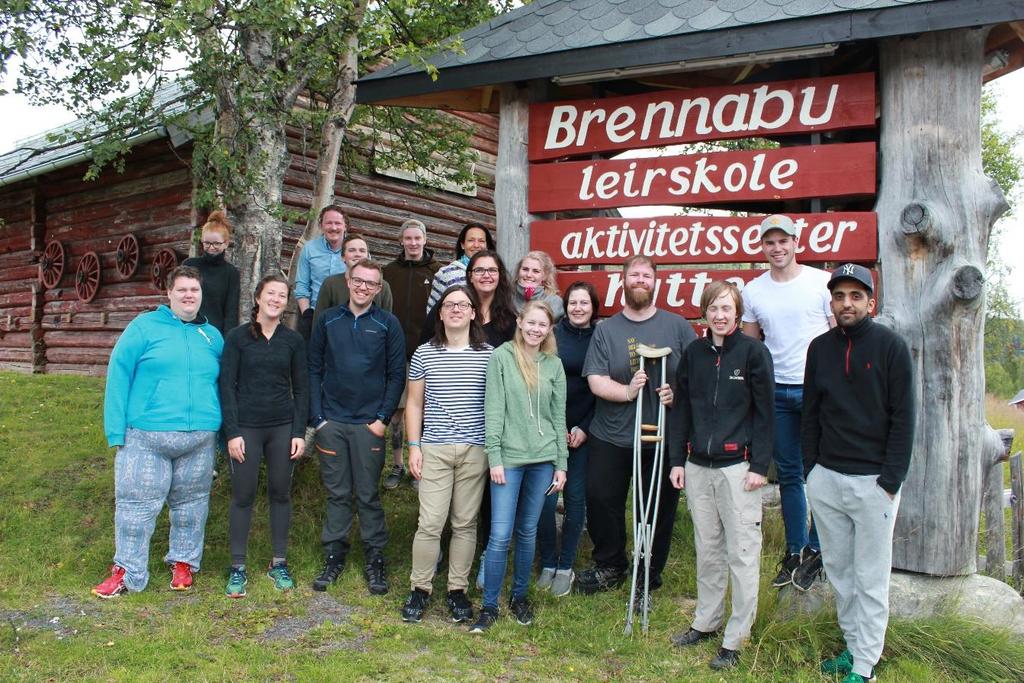 Prosjektgjennomføring Prosjektet ble i stor grad gjennomført som planlagt, den 17.-20. august 2017 på Brennabu Leirsenter, som ligger på Vaset i Valdres.