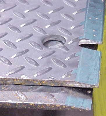 Mechanical Edge Of Dock Milled