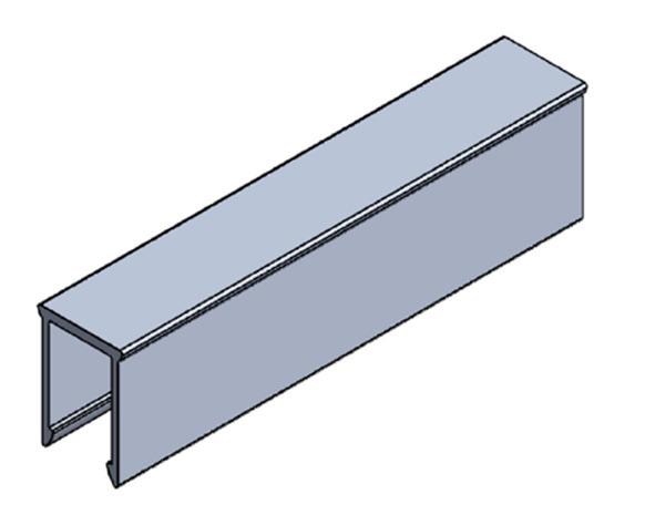 6100 mm 1,024 kg/m Perimeter 233 mm Dekklist Lagerlengde Perimeter ASU19574N