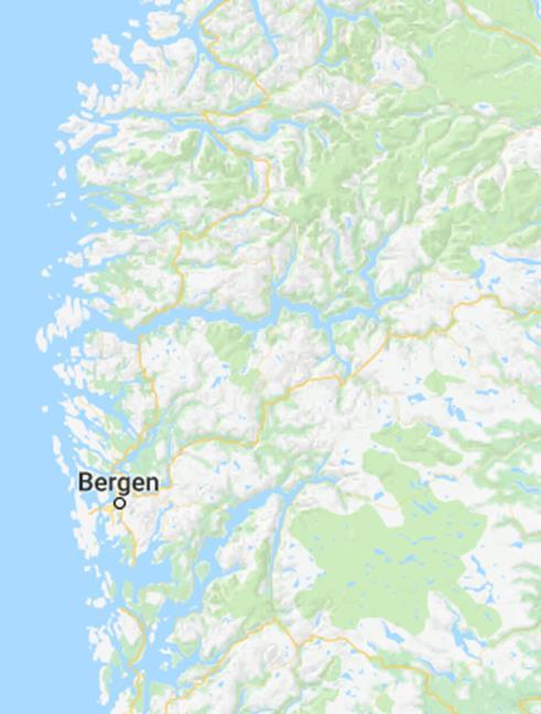 Gulen, Masfjorden/Modalen, Bergen (2