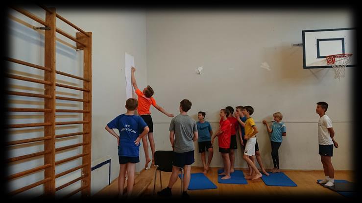 deltakerne Uke 24 deltok spillene på fysiske tester. Ett løp test hvor de skulle løpe flest varv runt banen på ris skole under 12 minutter.