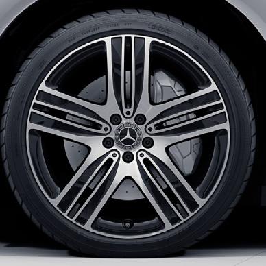 Mercedes-Benz EQC Tilbehør Vinterhjulpakker Vinterhjulsett 1 19 Lettmetallfelger 32 000 Premium vinterdekk i dimensjoner 235/55 R19 foran og 255/50 R19 bak Ferdig montert og avbalansert inkludert