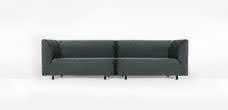 200 sofa / sofa AFTEN LOUNGE 100 stol / chair 100 63 1 103 200 100 103 1 200 tilgjengelig i et stort utvalg av tekstiler / available in a wide range of fabrics ben i sort metall.