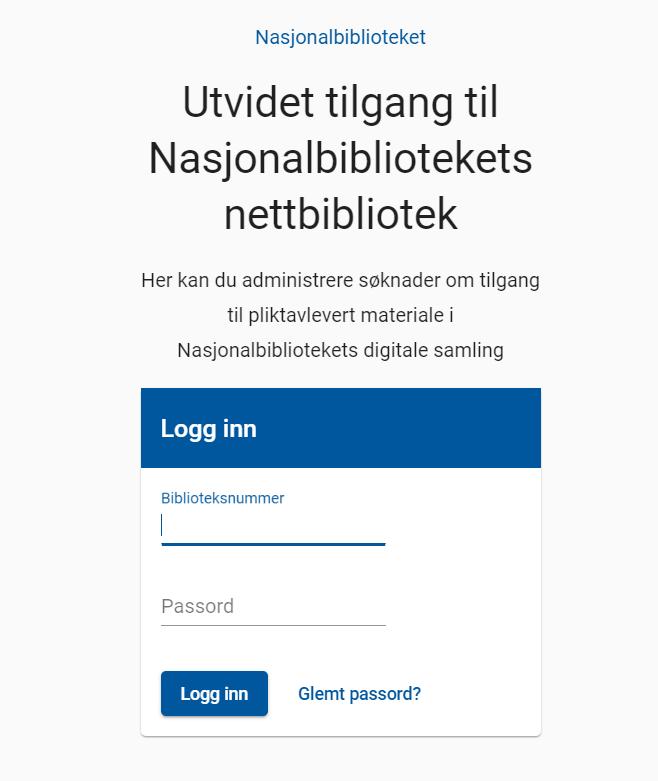 Bibliotekaren logger seg på med