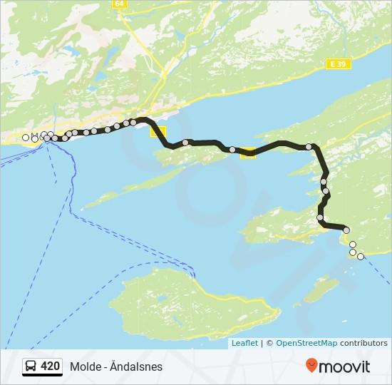 Åfarnes Åfarnes Ferjekai Sølsnes Ferjekai Langfjordvegen 2, Norway Veøy Kirke Vikbukta Bergsvika Skålasenteret Vågseter Hovdenakkvågen Hovdenakvågen 1, Norway Klipra Indre Bolsøya Lergrovik