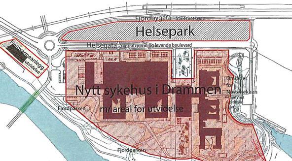 3.1 Oppdatert informasjon Kapasitetsberegningene i denne rapporten baserer seg på ny og oppdatert situasjon for utbyggingen på Brakerøya, med den tidligere Aimsunmodellen som grunnlag.
