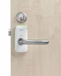 Nordisk MINI er kompatibel med skandinaviske standarddører tilpasset skandinaviske standard innfelte låskasser. Dørene beholder alle brannsertifikater fordi boring er unødvendig.