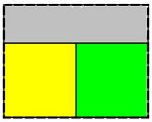 Figur 1-33b: Figuren til venstre viser selvstendige polygoner og den til høyre viser sammenhengende flater slik det skal være i en vektorisert plan.