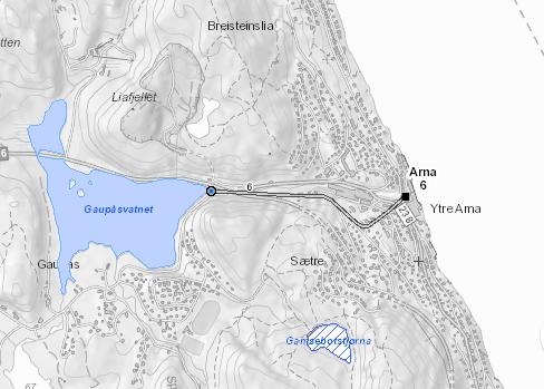 Fallrettighetene til vassdraget ble kjøpt opp av Peter Jebsen i 1844 og danner grunnlaget for Figur 3-4 Arna vannkraftverk industriproduksjonen i Ytre Arna og Arne Fabrikker (Kilde: Wikipedia og NVE