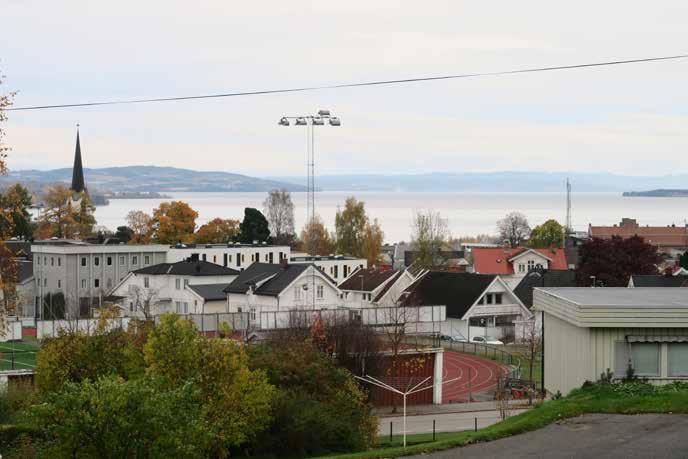 Bybildet rundt Gjøvik