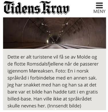 reportasje/skrive ein artikkel om eit tema? Vurder om ein bør gå til politikarane først, før ein går til media. Kva er mest hensiktsmessig? TIPS frå Morten Feirud, journalist i Tidens Krav: 1.