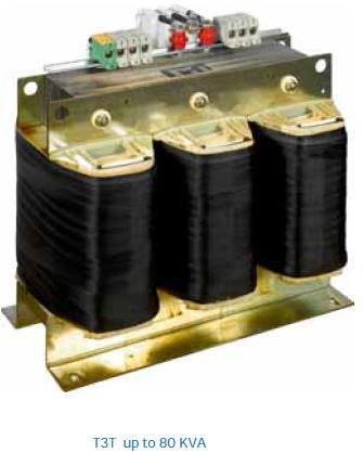 For transformatorer opp til 80kVA (og 500V) benyttes normalt klemmer som takler både aluminium og kobber ledere for fase og nøytralleder.