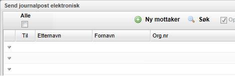 Hvis mottakeren ikke har en Digipost-postkasse blir dokumentene skrevet ut og sendt som brev. 10.11.3 Sende journalposten som e-post Se 10.11.5 for å sende journalposten uformelt via e-post.