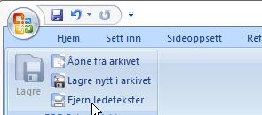 264 Arbeide med møter For å unngå ledetekster i utskriftene klikker du knappen Fjern ledetekster under fanen ESA i tekstbehandleren. Dette åpner en vanlig dialogboks for utskrift fra tekstbehandler.