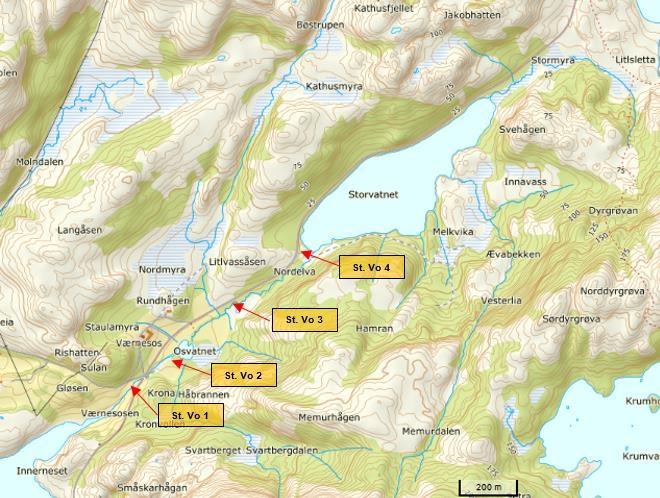 2.2 Analyseparametere og prøvetakingsfrekvens Vannområdemyndighetene hadde i forkant av undersøkelsen pekt ut en rekke analysevariabler (parametere) for å kunne dokumentere tilstanden i vassdraget.