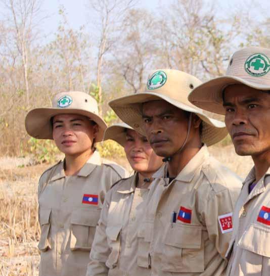2009 startet Norsk Folkehjelp et program i Laos for å kartlegge og fjerne klasevåpen og andre etterlatenskaper fra ueksploderte våpen.