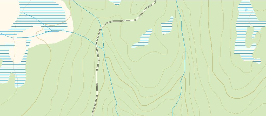 Verneområder Gjerda Målestokk 1:10 000 Rutenett 1km