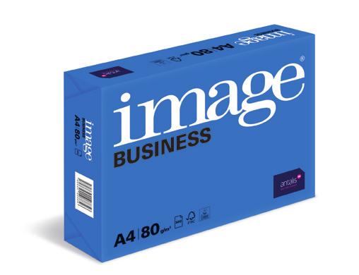 / PREMIUM IMAGE BUSINESS Image Business er et ubestrøket universalpapir. Image Business er et godt og ekstra hvitt universalpapir for s/hv og fargeutskrifter i laser og inkjet.