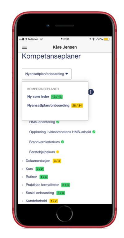 roller kan utføres via laptop, smarttelefon og nettbrett.