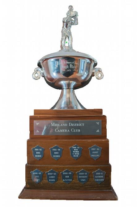HUGH BLAIR TROPHY Highest total points for images in club categories - changed to Inter- Club in 2016 1978 Bryson McQuirter Jr 2007 Larry Radko 1979 Fred Hanmore 2008 Bob McTavish 1980 Gunter Hille