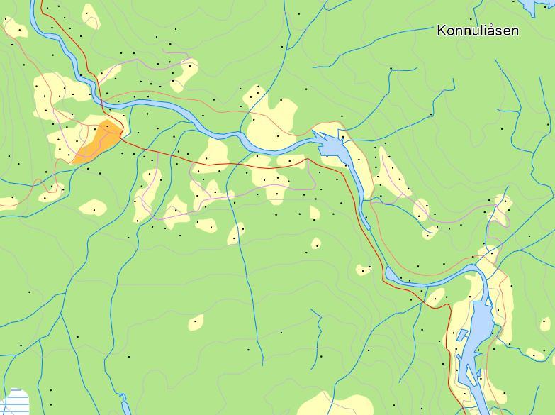 Oversiktskart som viser lokalisering av Wårviken masseuttak,