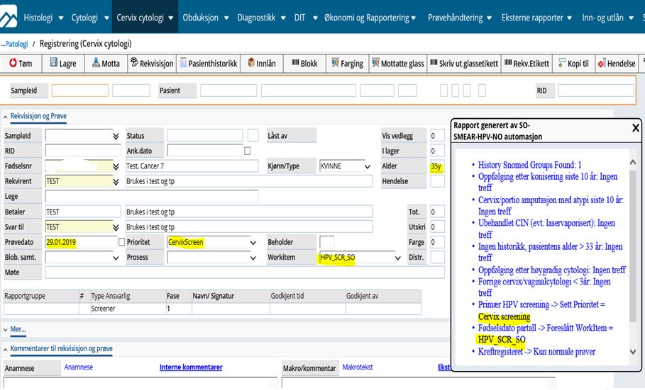 Innregistrering av