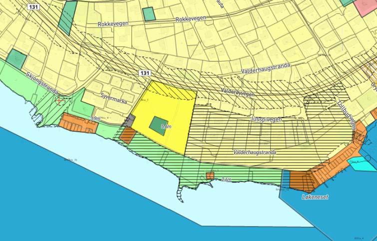 1.4. Utbyggingsvolum og byggehøgder Ein ynskjer å etablere nye bustader som er av same volum og høgde som i området elles.