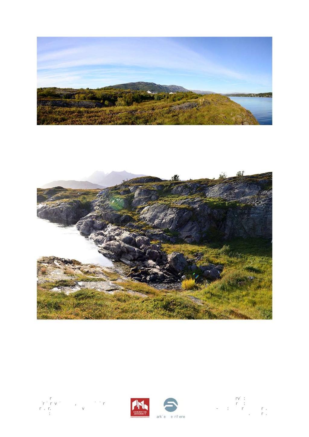Bilde 1 2. Bildet viser området fra Hestvika og innover nederste åskam og innmarksbeite. Eksisterende hytter ses til høyre for midten av bildet.