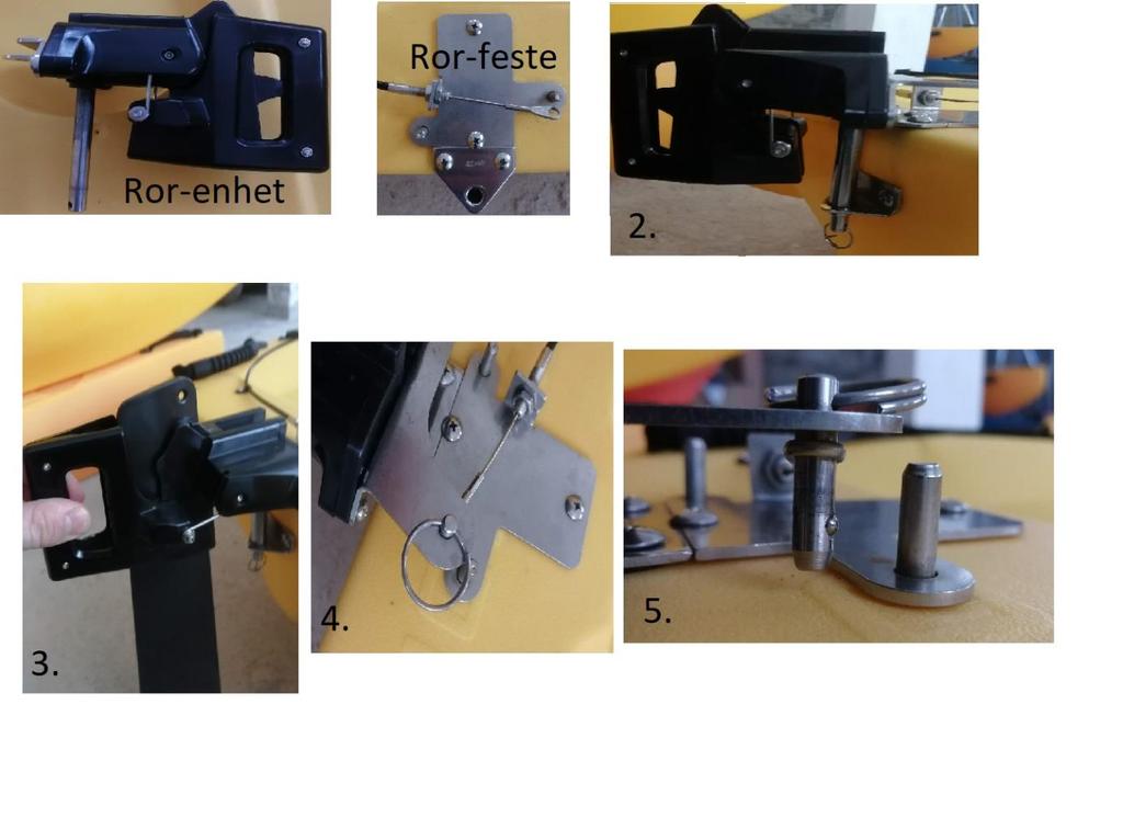 Montering Ror: Ror-enhet, ror, liten metallringen, stor metallring. Når Active Raptor G2 padles med padleåre er den rettningstabil og lett å manøvrere.