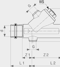 145 35 171 38 98 1/4 32 WS = størrelse på skiftnøkkel Easytop tilbakeslagsventil Modell 2239.4 Art.nr.