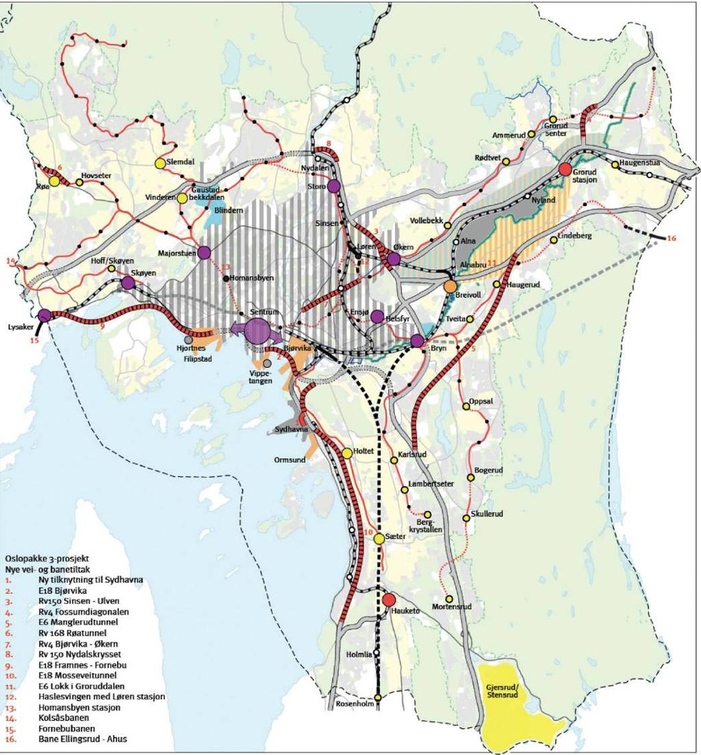 i KOMMUNEPLAN 2008 VISJONER OG MÅL FOR OSLO MOT 2025 En internasjonalt attraktiv by og drivkraft i Osloregionen En av verdens mest miljøvennlige byer En bærekraftig byutvikling;