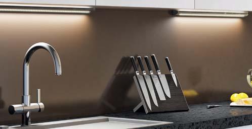 work surfaces Area of application: Cabinet, shelves system Material: Aluminium Finish: Silver anodized Dim (W x H): 40 x 13 mm Height: 13 mm Installation: Mounting