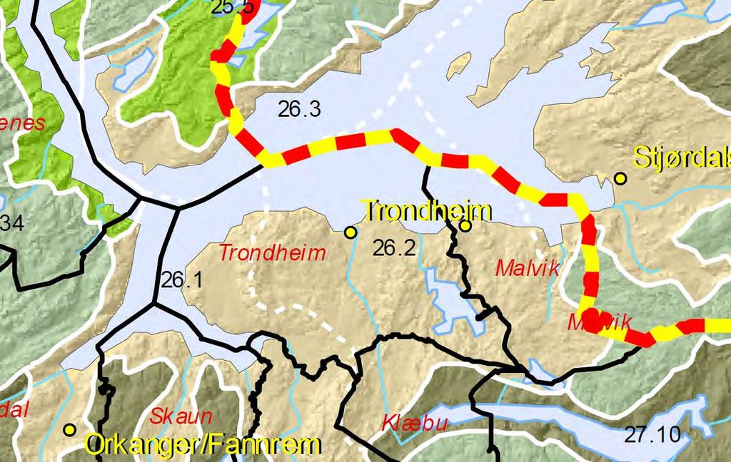 Trondheimsfjorden.