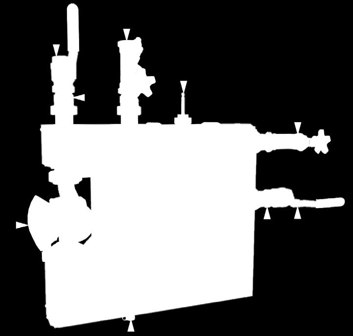 4 5 3 1 2 3 leveres som standard med anslutning i dimensjoner fra DN 20 til og med DN 40. Shuntgruppen kan utrustes med komponenter av valgfritt fabrikat og i flere ulike koblingsalternativ.
