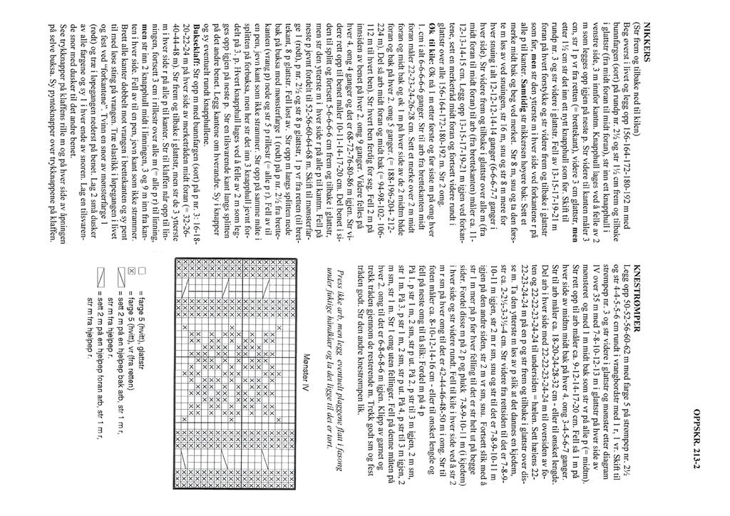 MØNSTERBORD I, II, III, IV