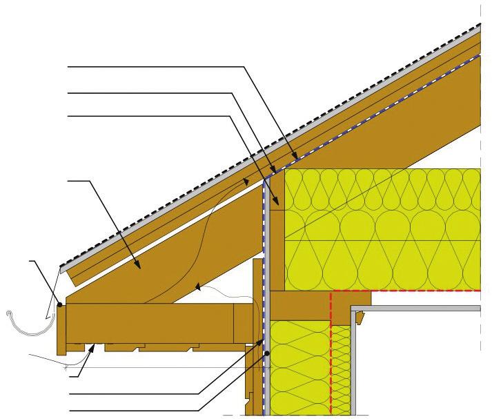 Raft løst takutstikk Ampacoll Superfix i lim og skjøt Spikerslag Løst takutstikk Frontbord 22x123 mm *