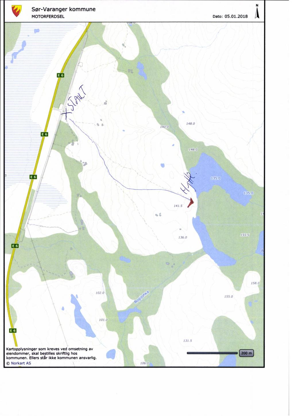 ((i Sør-Varanger kommune MOTORFERDSEL Dato: 05.01.