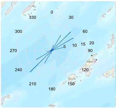 Figur 2.1.3 Strømrose.