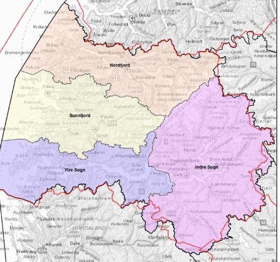 4. Vassregionen vår Kort skildring av vassregionane i dag Endringar av vassregionen