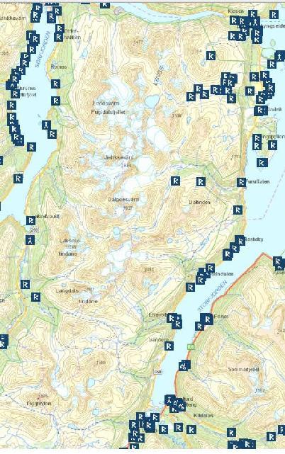 Rapport 01/11/2018 30 I Tromsø-, Storfjord og Balsfjorddelen av verneområdet er det ikke registrerte kulturminner innenfor vernegrensen.