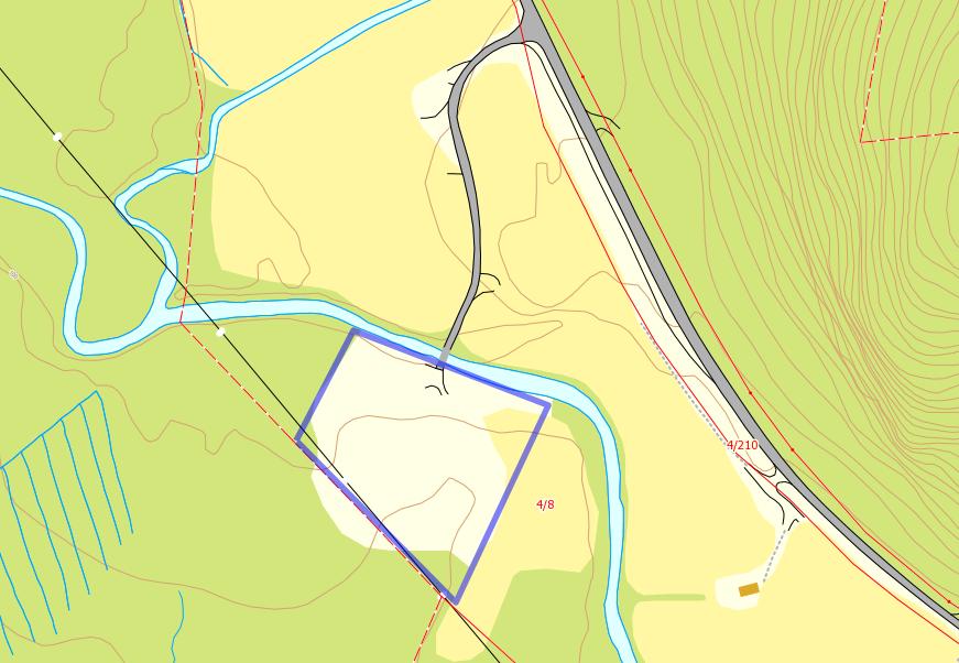 BRU 1 Innspill fra: Grunneier Rolf K. Blekken Område: Torvikdalen sand- og grustak, gnr 4 bnr 8, areal ca. 10 dekar. Foreslått formål: Masseuttak, dagens formål: Uregulert, påbegynt eldre masseuttak.