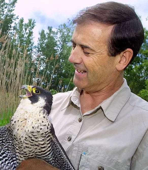 ORNITOLOGEN David Bird har fulgt testene som er gjort i Canada A BETTER OPTION EXISTS "Birds are ravaging agricultural crops.