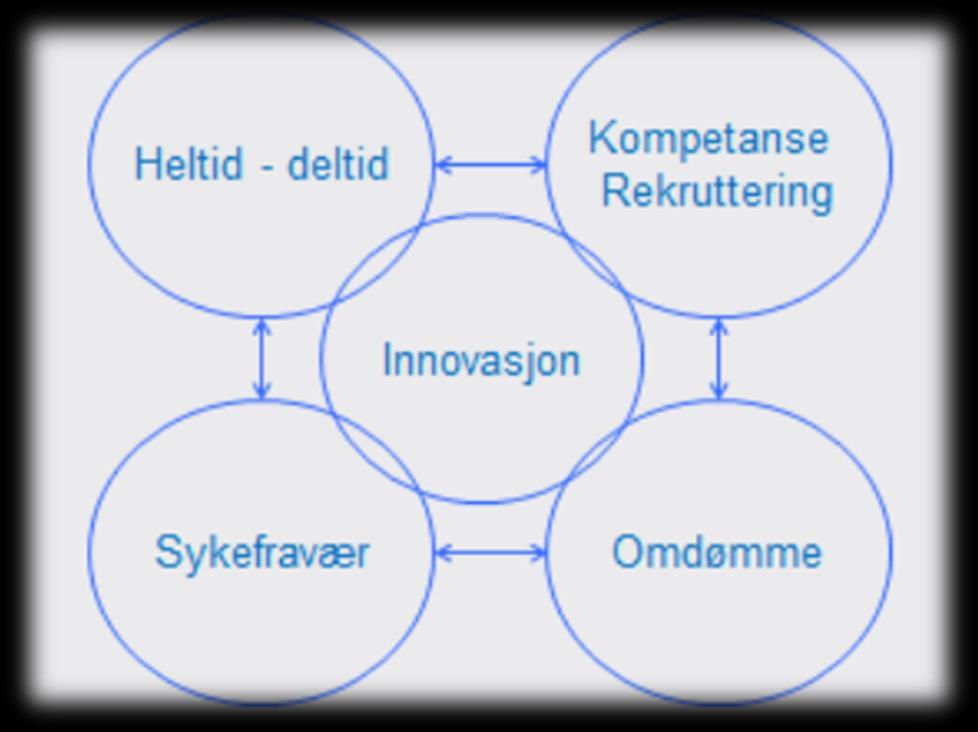 Fokus og innsatsområder på arbeidsgiverfeltet Heltid og heltidskultur Robust ledelse