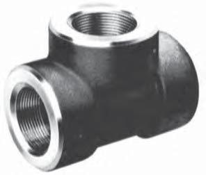 THREADED FORGED STEEL FITTINGS TEES - THREADED - B16.