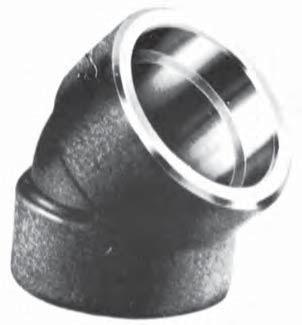 SOCKET WELD FORGED STEEL FITTINGS 45 ELBOWS - SOCKET WELD - B16.