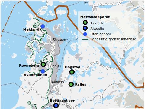 Side 6 av 7 DEPONIER Grunnet massenes beskaffenhet og mangelen på deponeringsmuligheter innenfor anlegget eller i umiddelbar nærhet av anlegget, må en stor del av massene transporteres til